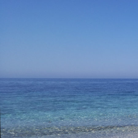 Bleu du ciel, bleu de la mer